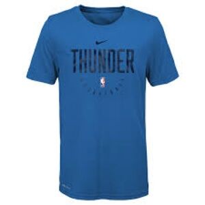 Oklahoma City Thunder Nike Elite Practice Short Sleeve Top Medium Kids 10/12